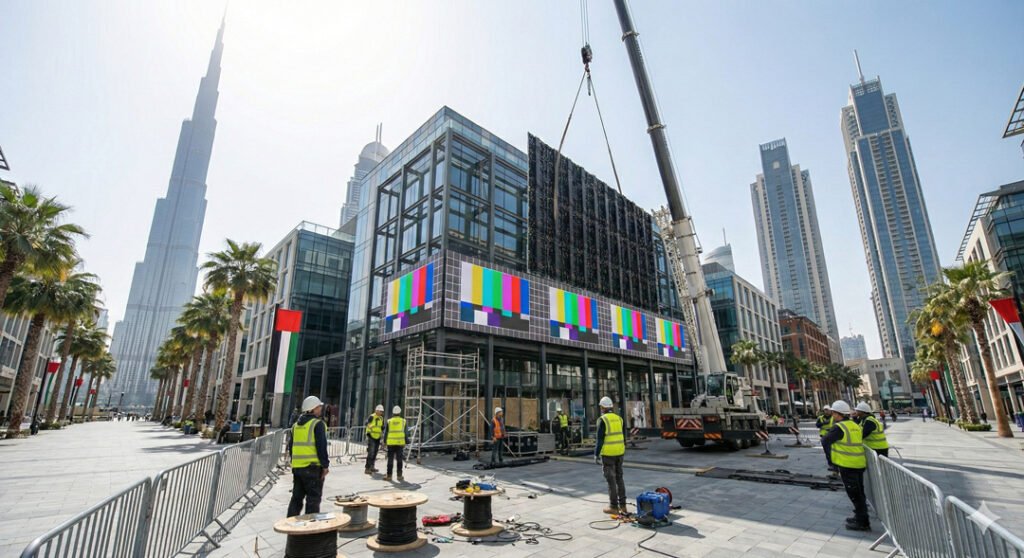 LED SCREEN INSTALLATION IN UAE