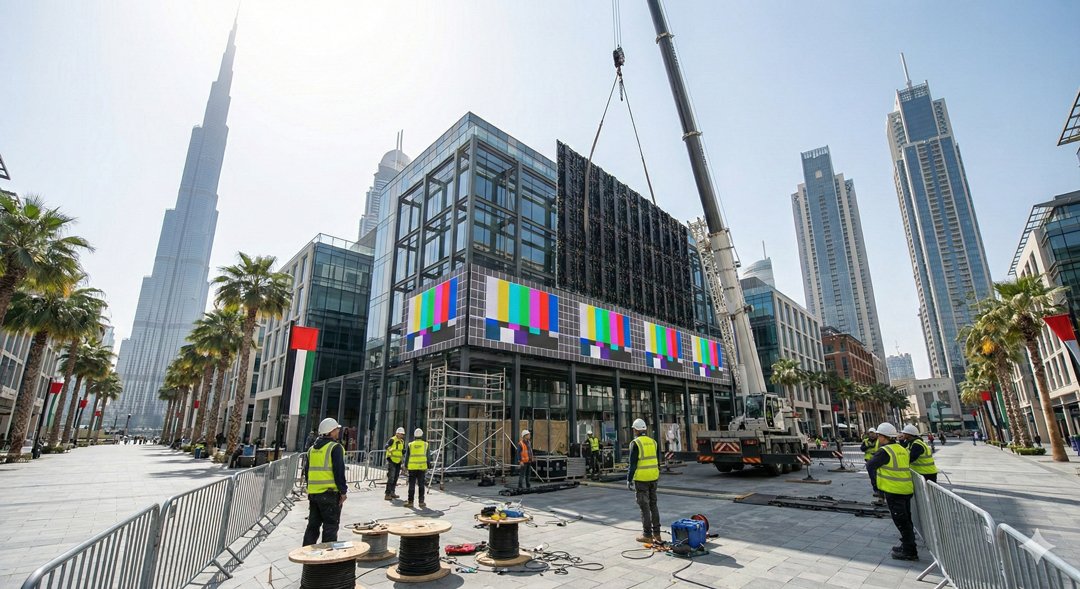 LED SCREEN INSTALLATION IN UAE